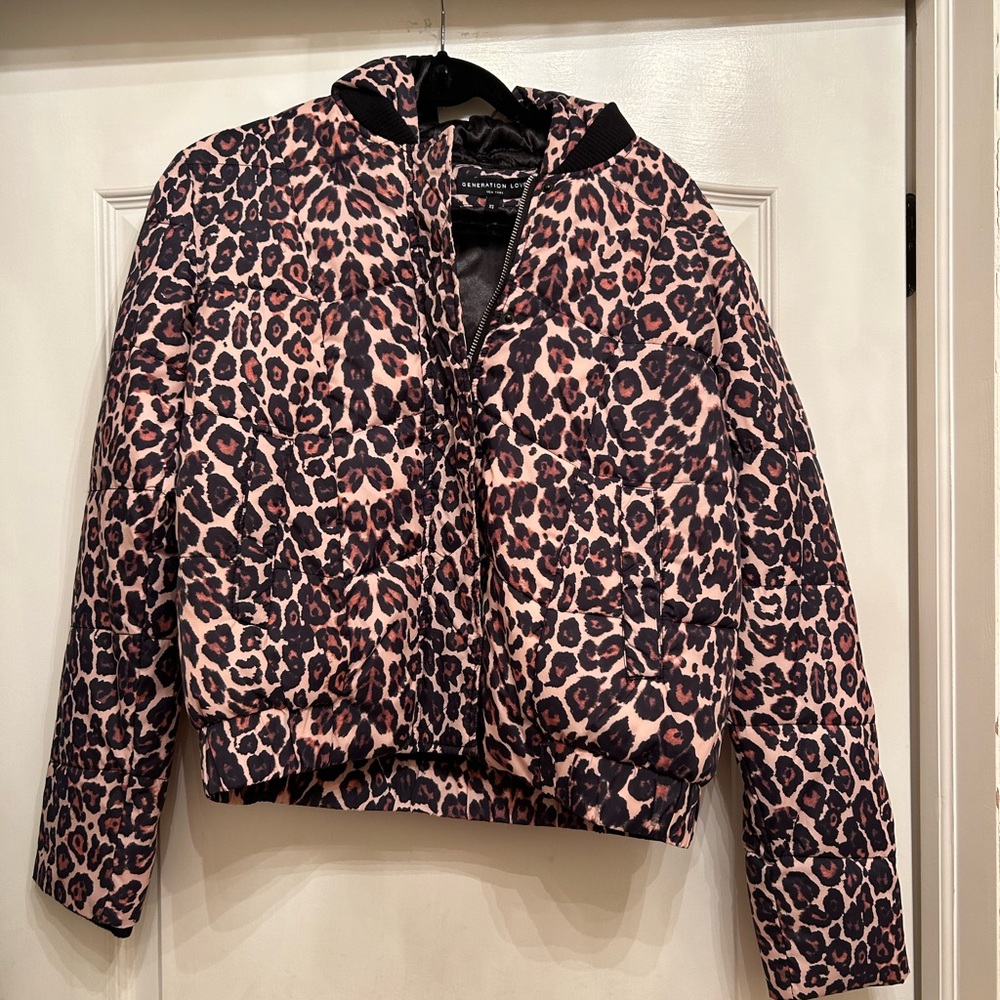 Generation Love Leopard Puffer Jacket